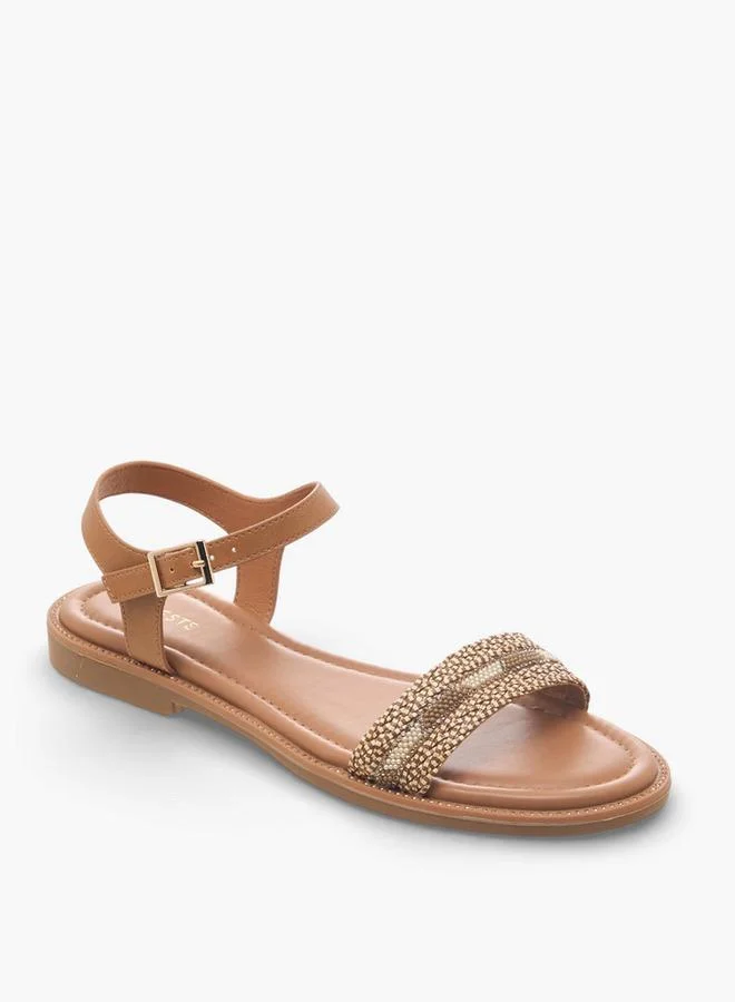 سيليست Women Ankle Strap Flat Sandals
